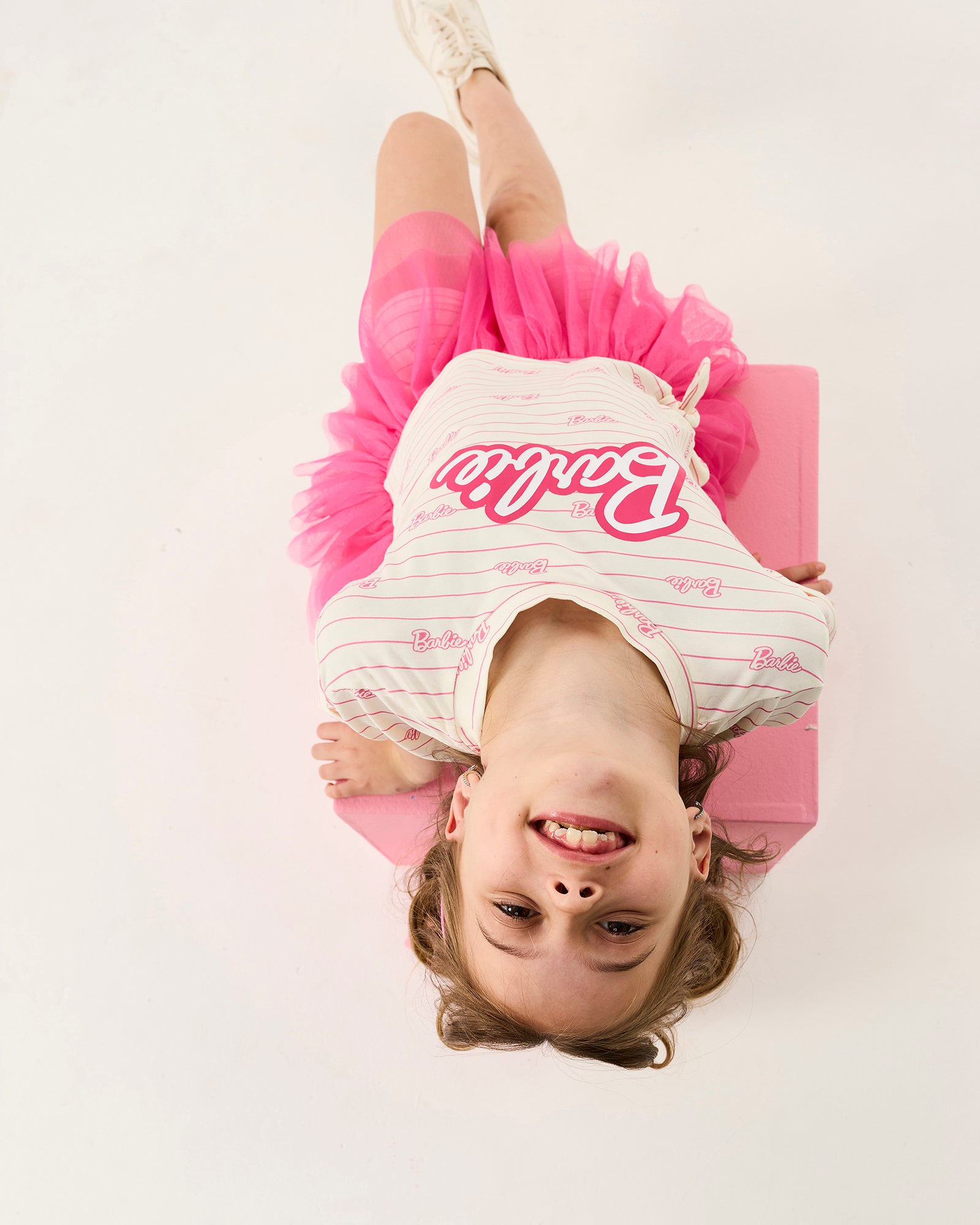 BARBIE STRIPE SHORT SLEEVE T-SHIRT