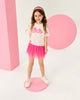 BARBIE STRIPE SHORT SLEEVE T-SHIRT