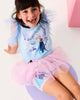 DISNEY FROZEN PRINCESSES SHORT SLEEVE FRILL T-SHIRT