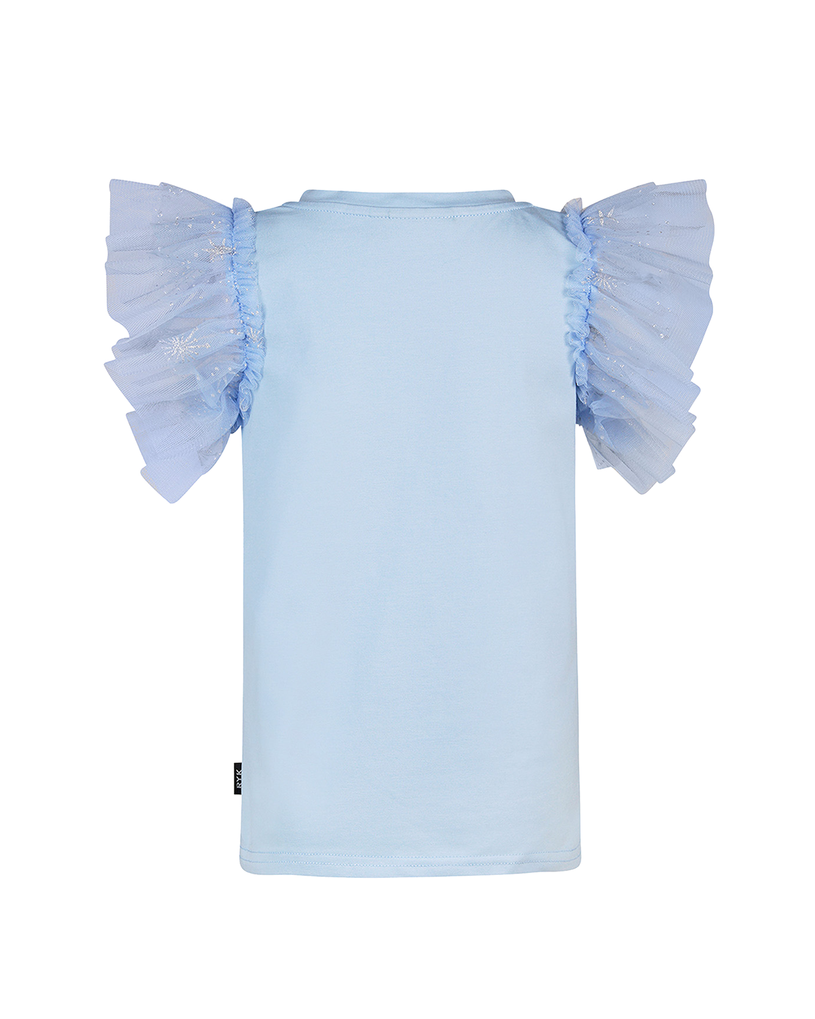 DISNEY FROZEN PRINCESSES SHORT SLEEVE FRILL T-SHIRT