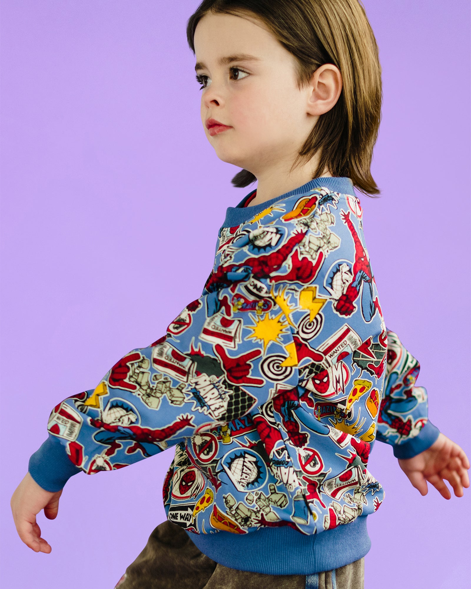 AMAZING SPIDER-MAN LONG SLEEVE SWEATSHIRT