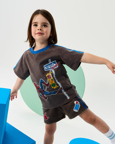 SPIDER-MAN OFF BEAT SPIDEY SHORT SLEEVE T-SHIRT