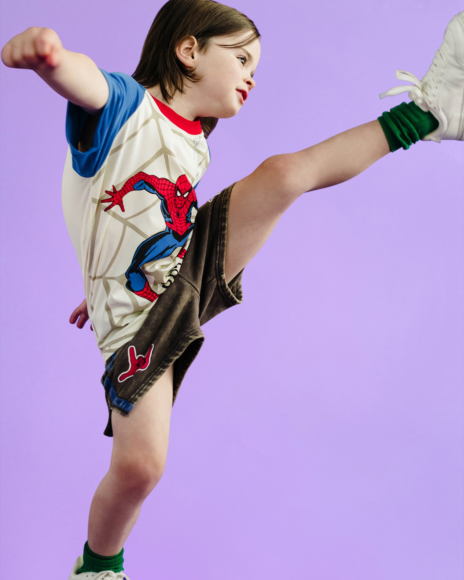 SPIDER-MAN WEB SHORT SLEEVE T-SHIRT