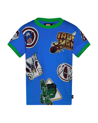 MARVEL AVENGERS BADGE SHORT SLEEVE T-SHIRT