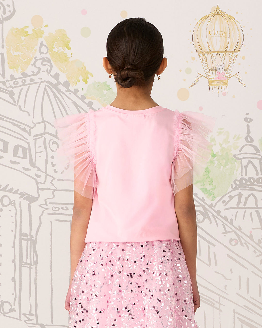 CLARIS THE MOUSE BLUSH T-SHIRT