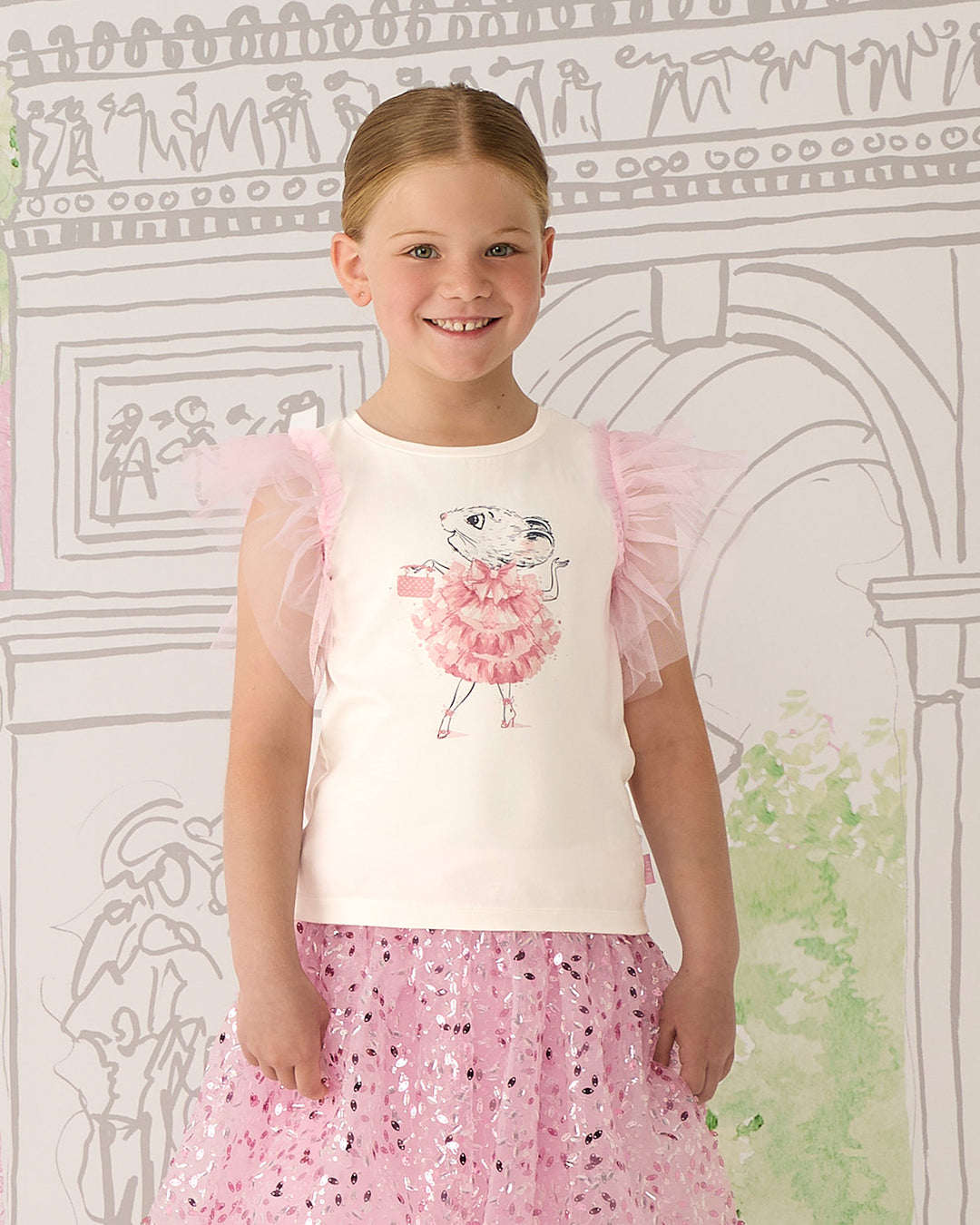 CLARIS THE MOUSE SNOW WHITE T-SHIRT