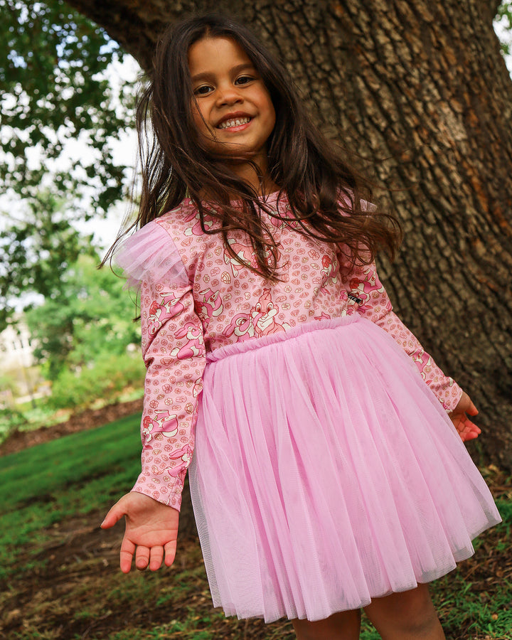 DISNEY THUMPER LONG SLEEVE CIRCUS FRILL DRESS