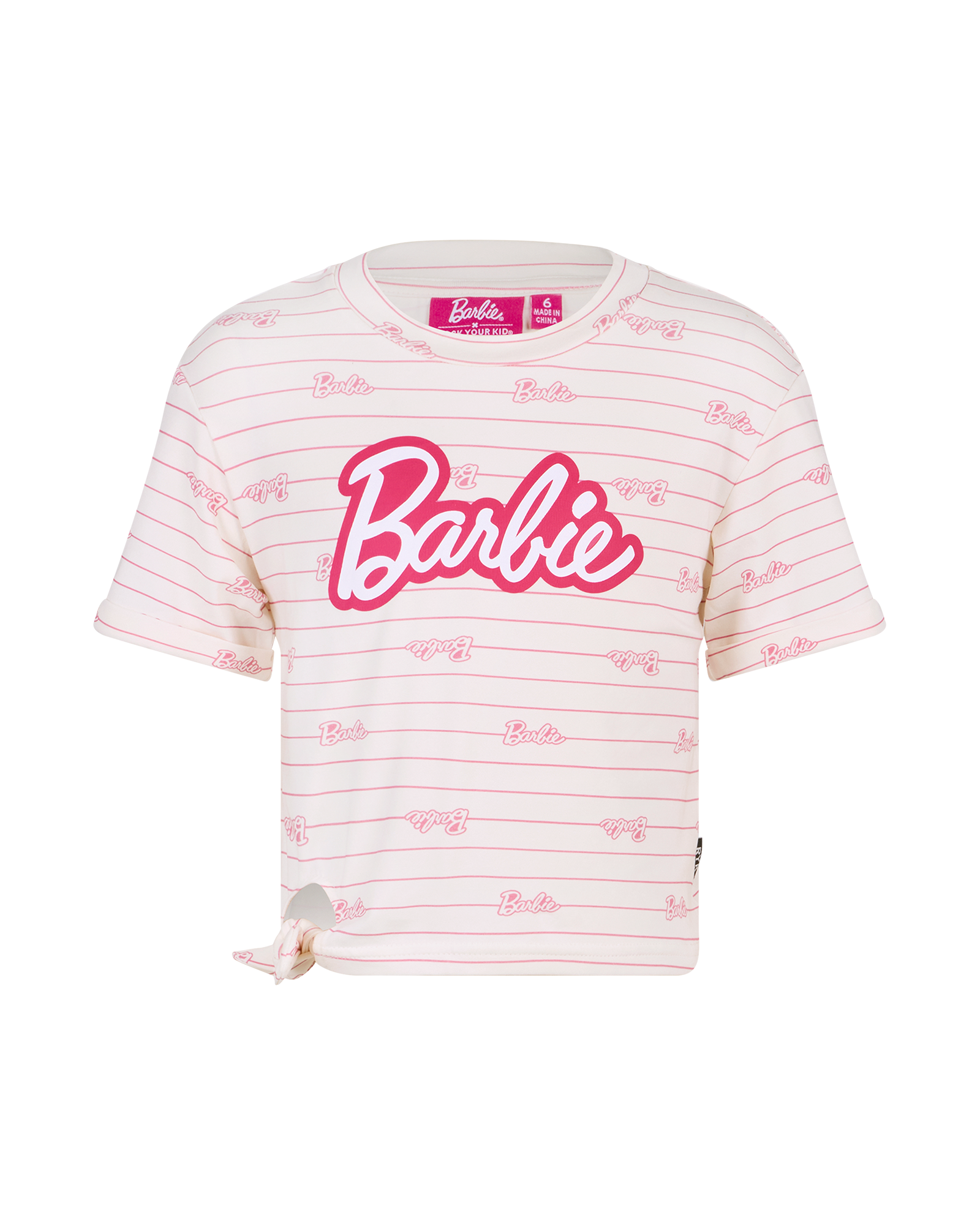BARBIE STRIPE SHORT SLEEVE T-SHIRT