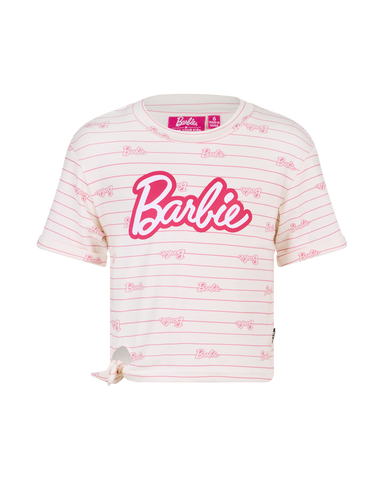 BARBIE STRIPE SHORT SLEEVE T-SHIRT