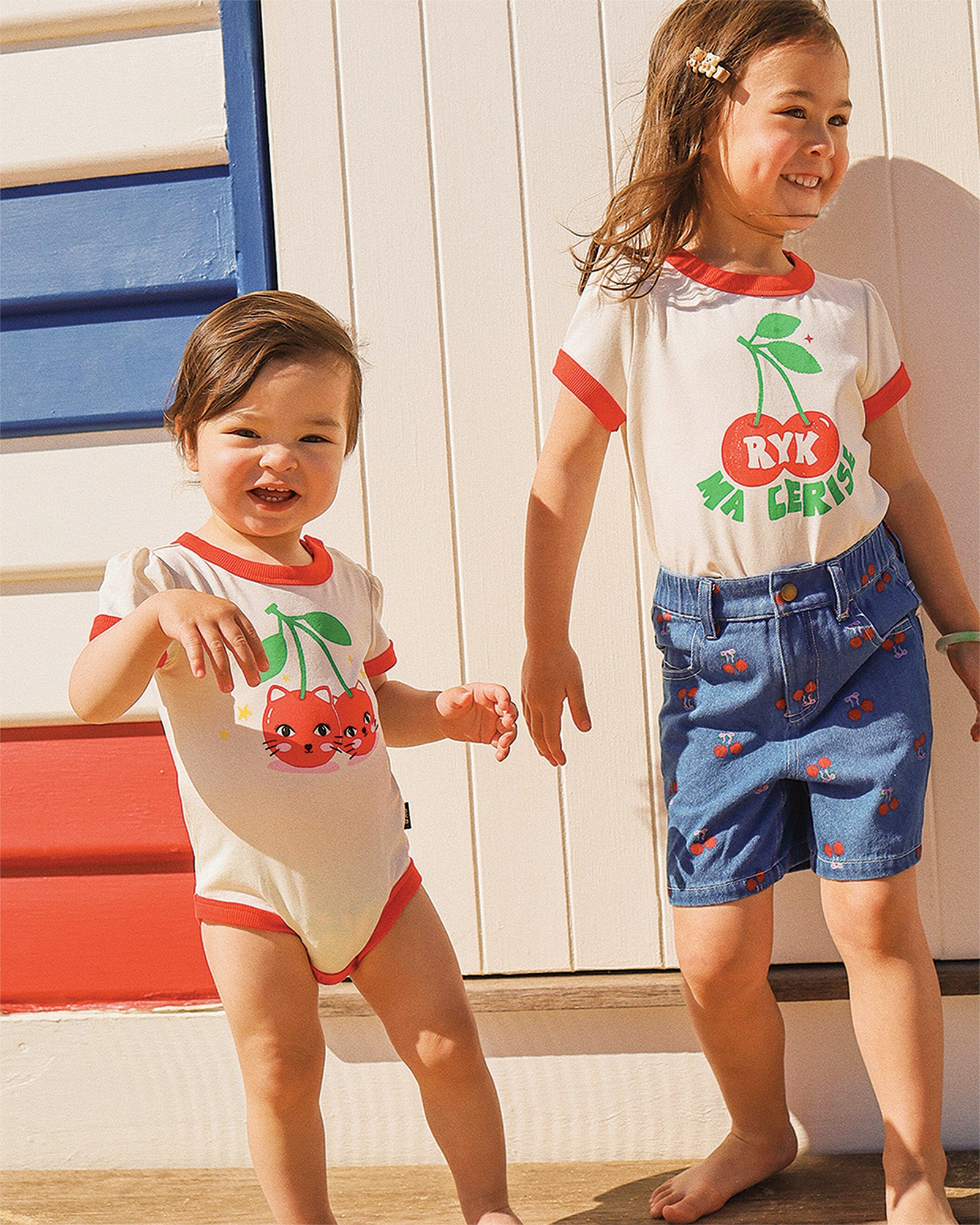 CHERRY CAT RUBY RINGER BODYSUIT