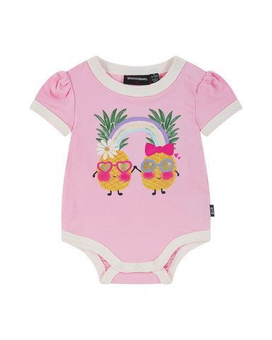 PINEAPPLE PALS RUBY RINGER BODYSUIT