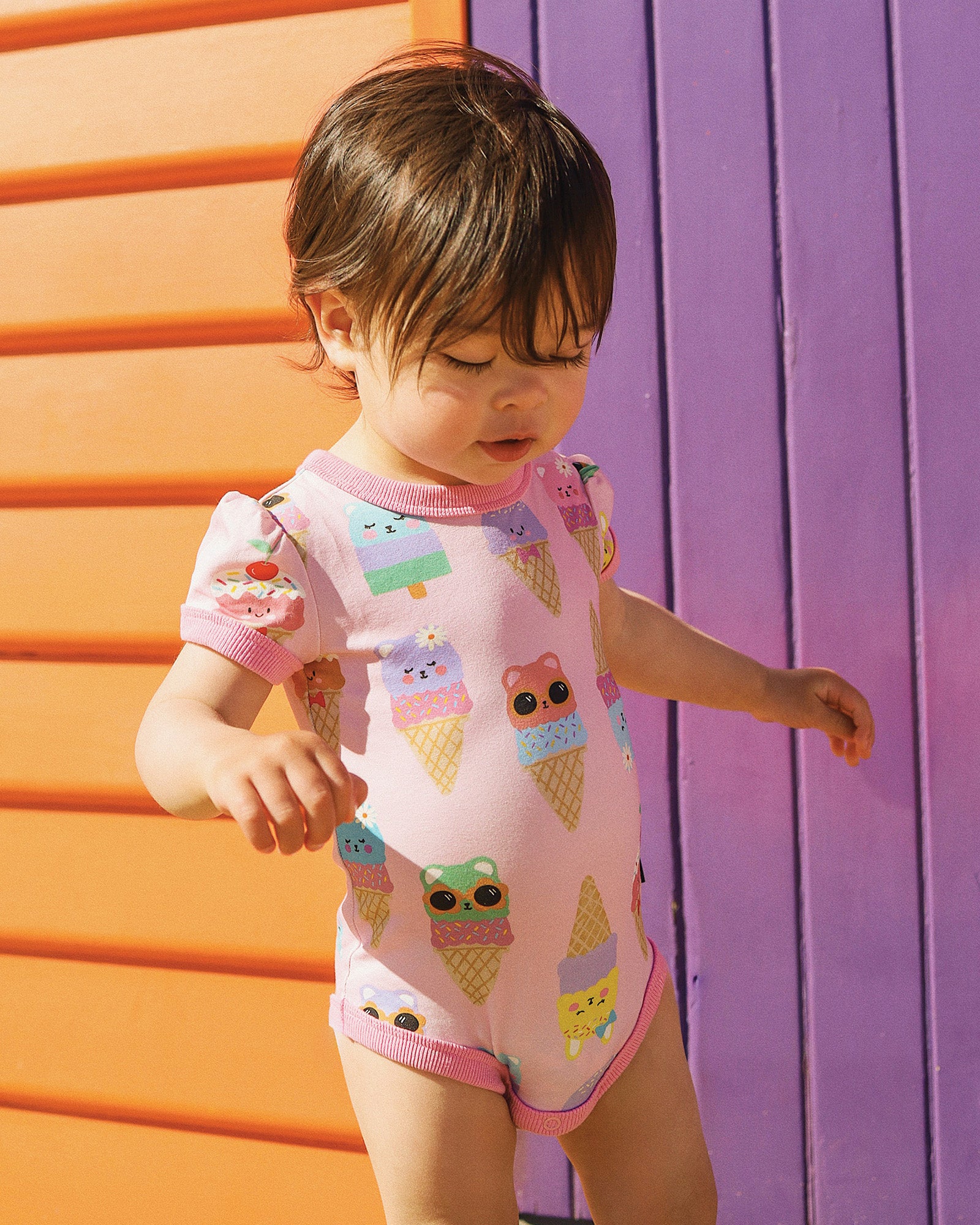 PASTEL SCOOPS RUBY RINGER BODYSUIT