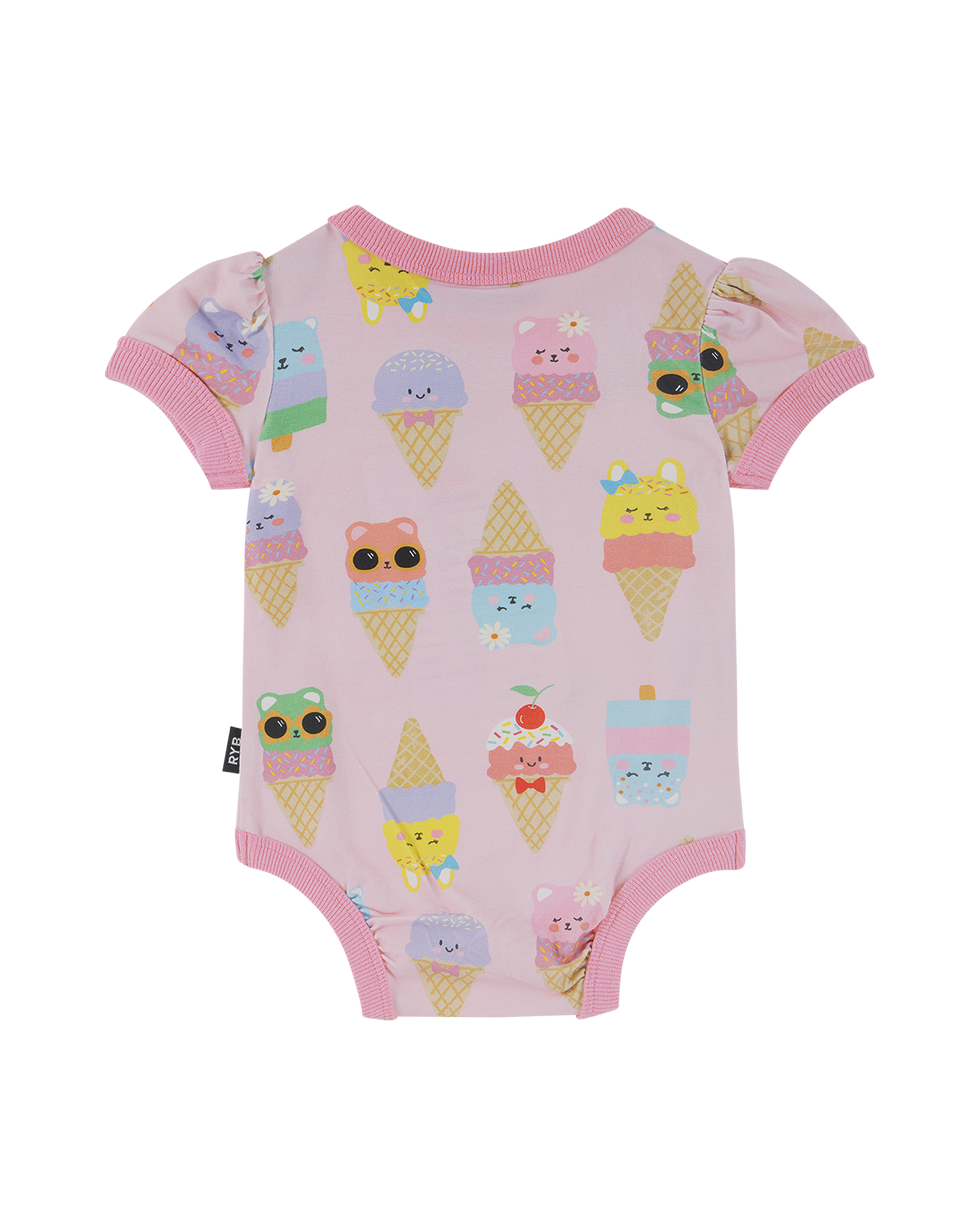 PASTEL SCOOPS RUBY RINGER BODYSUIT