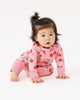 CHERRY POLKA LONG SLEEVE COVERALL