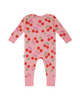 CHERRY POLKA LONG SLEEVE COVERALL