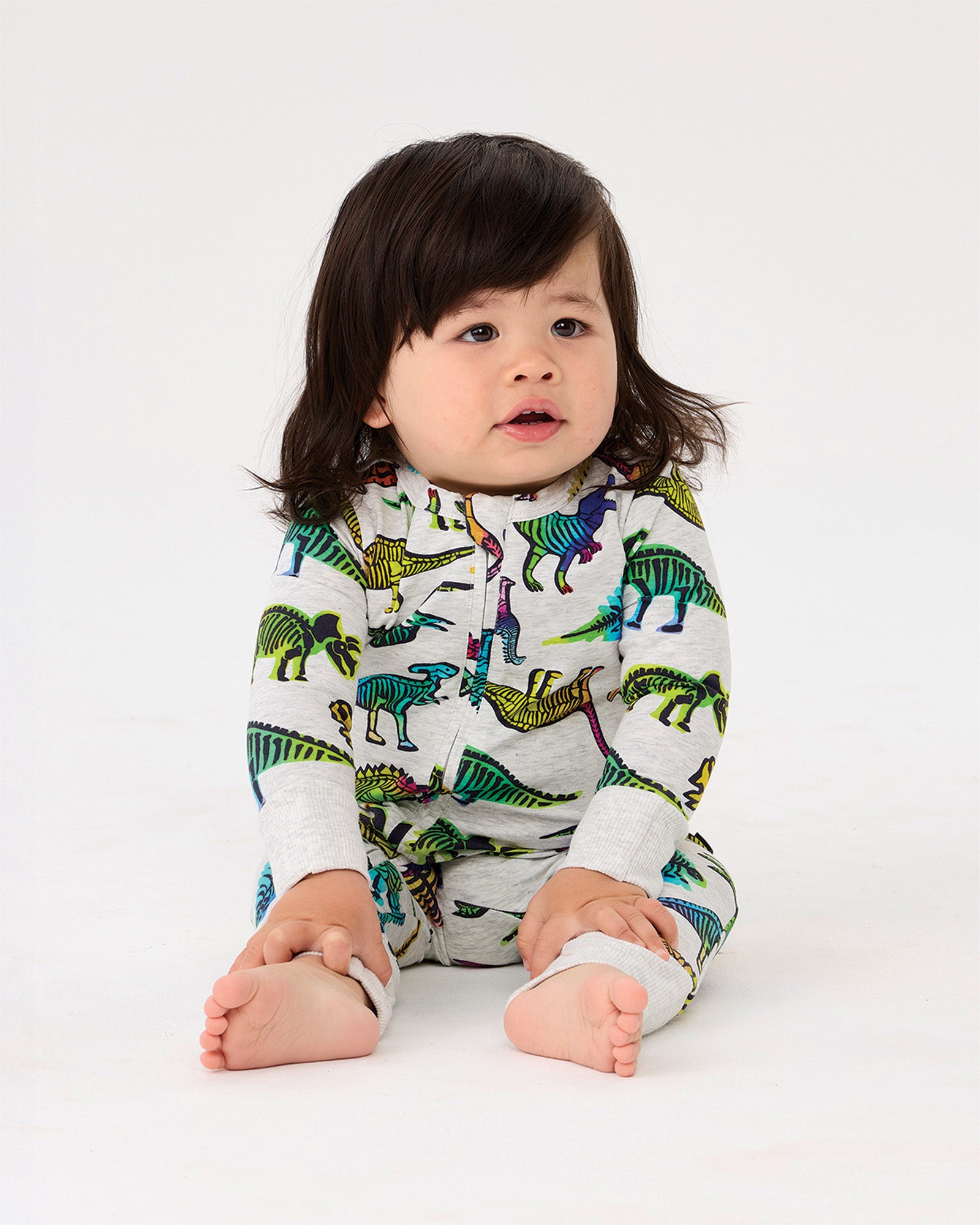 DINO POP LONG SLEEVE COVERALL