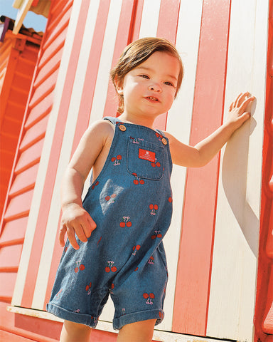 CHERRY TRIXIE BABY OVERALL