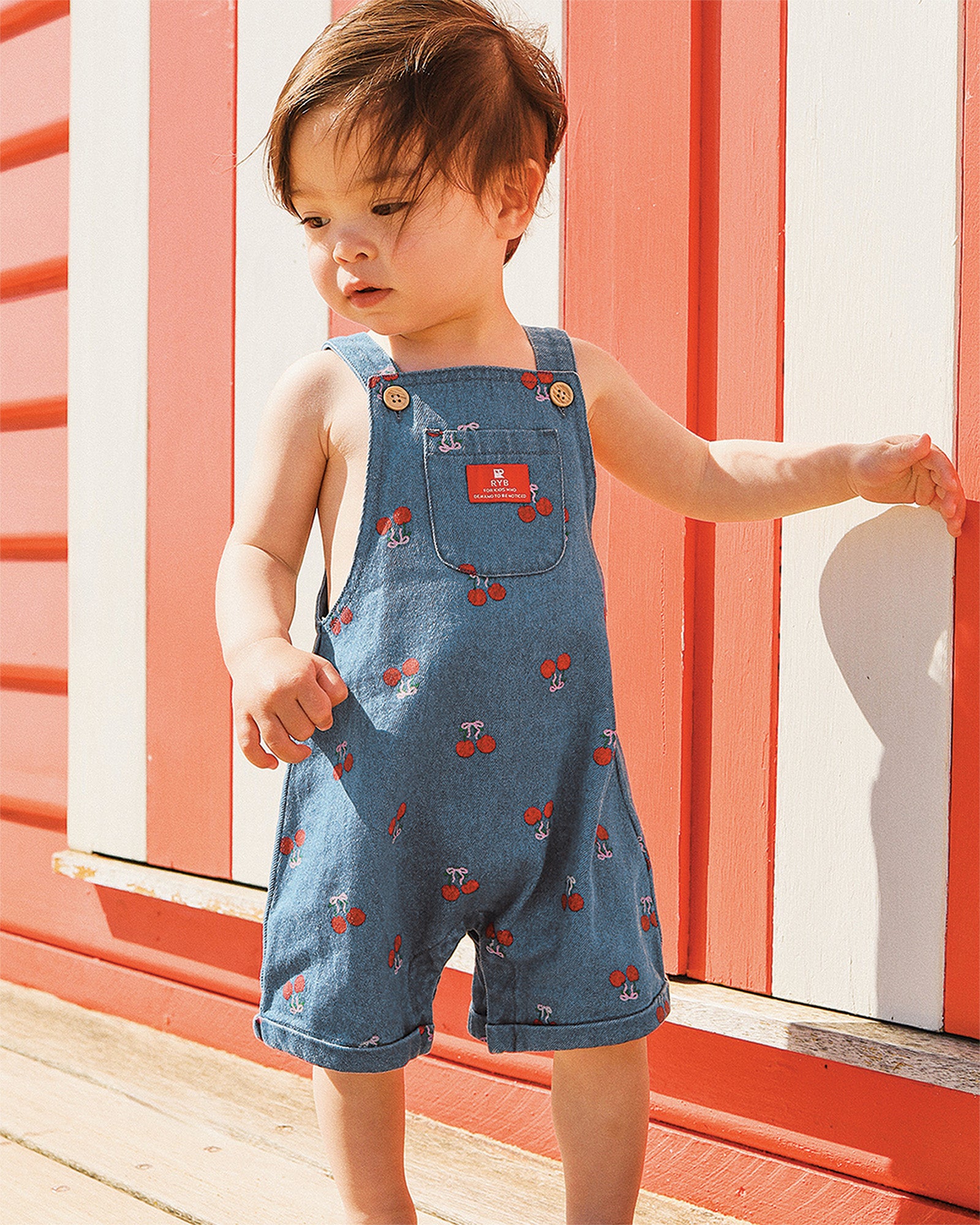 CHERRY TRIXIE BABY OVERALL