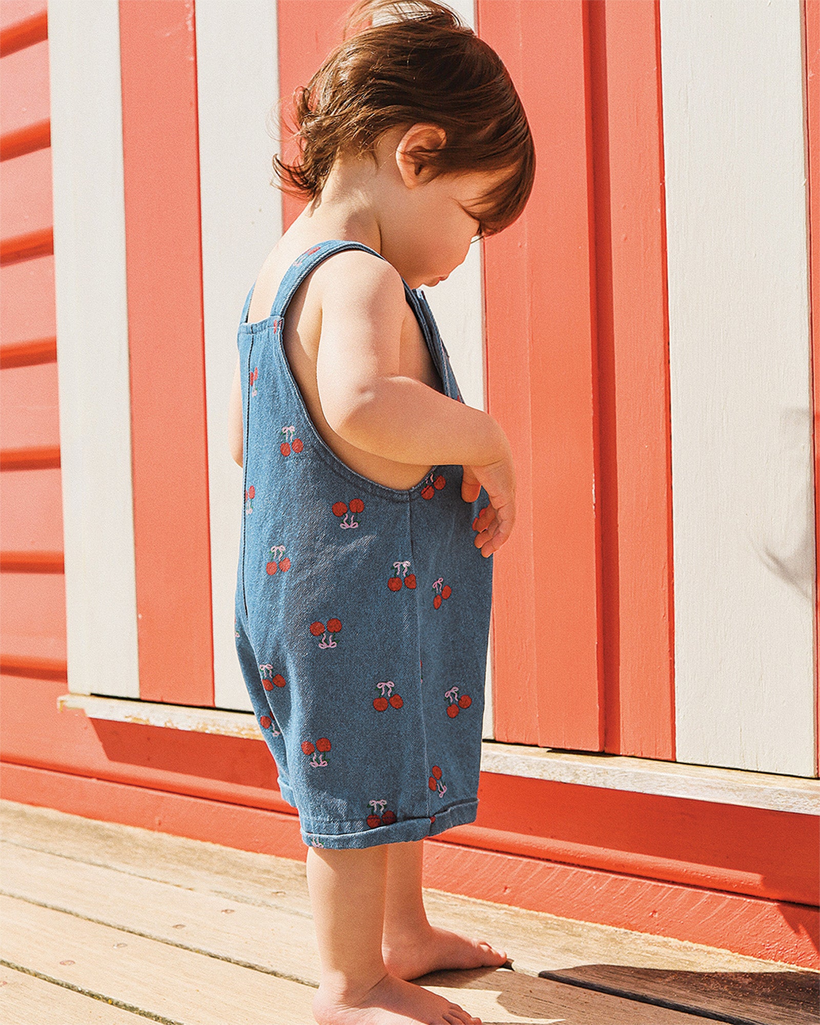 CHERRY TRIXIE BABY OVERALL