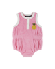 PINEAPPLE GOLDIE TERRY BABY ROMPER IN PINK