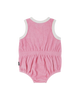 PINEAPPLE GOLDIE TERRY BABY ROMPER IN PINK