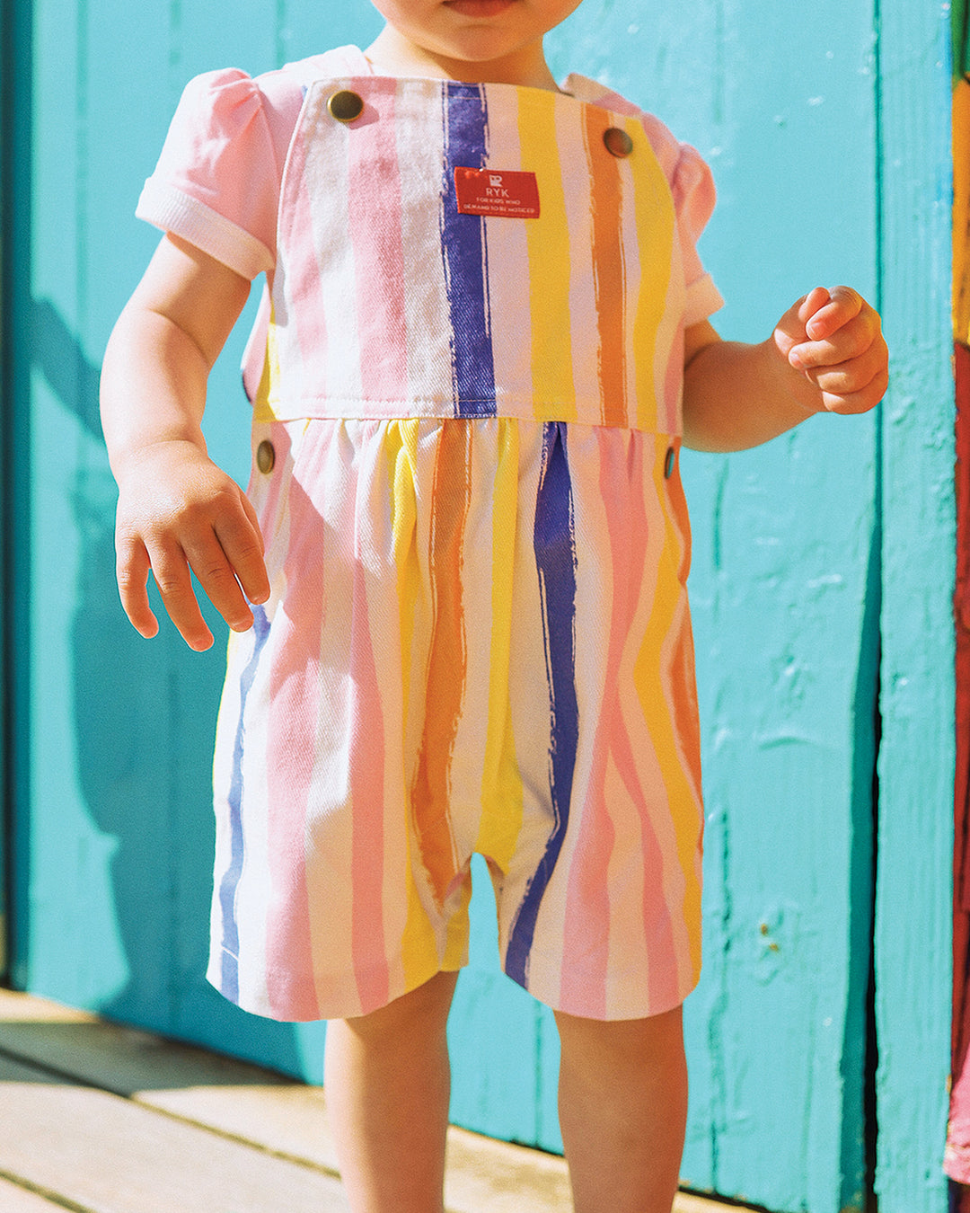 STRIPE TWIGGY BABY OVERALL