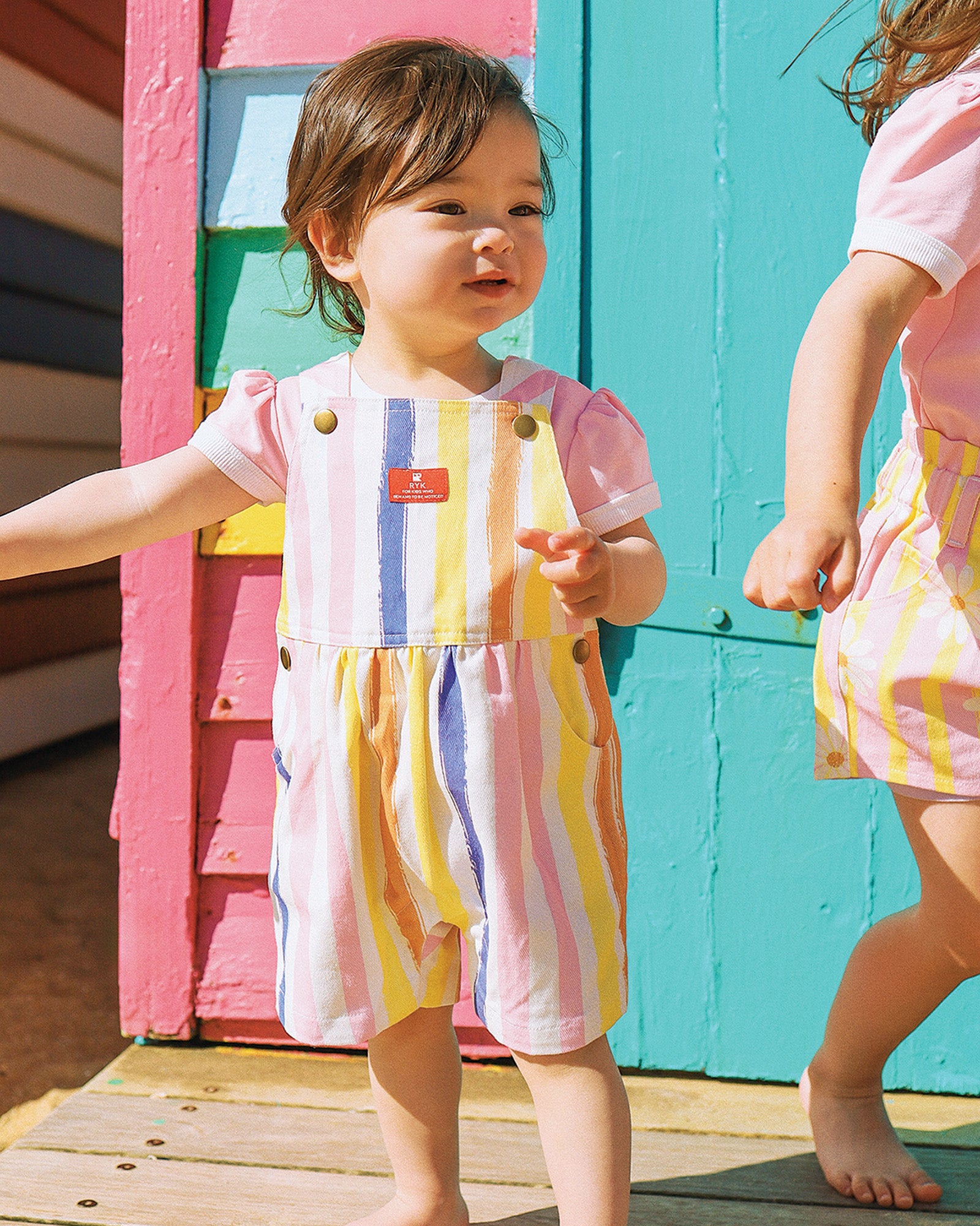 STRIPE TWIGGY BABY OVERALL