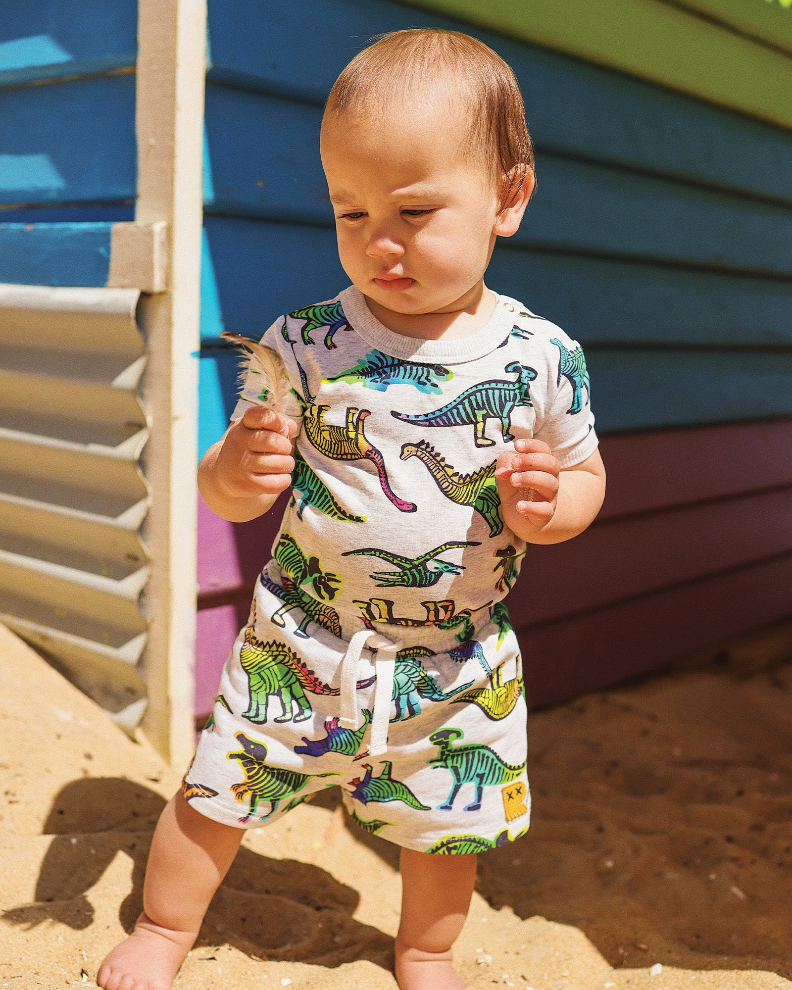DINO POP PRINT BODYSUIT