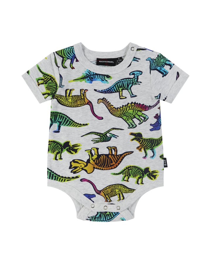 DINO POP PRINT BODYSUIT