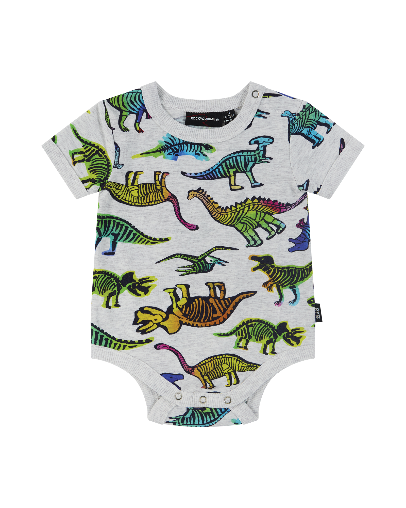 DINO POP PRINT BODYSUIT