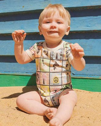 CHILL COVE PRINT BODYSUIT