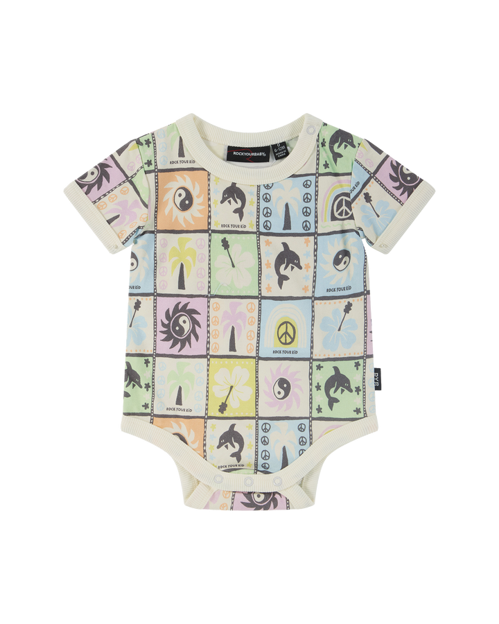 CHILL COVE PRINT BODYSUIT