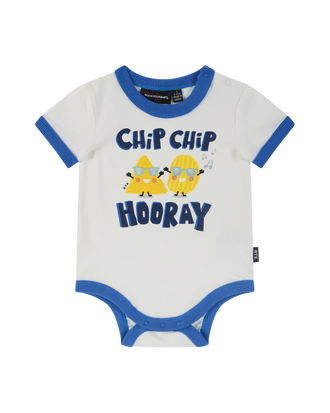 CHIP CHIP HOORAY RINGER BODYSUIT