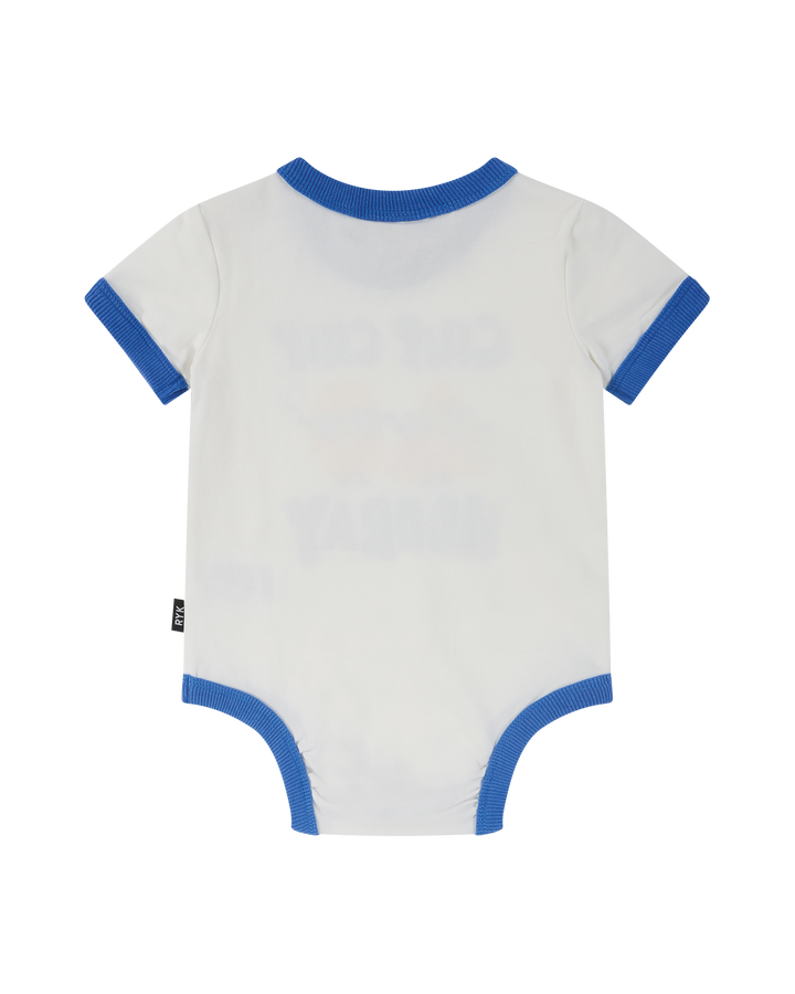 CHIP CHIP HOORAY RINGER BODYSUIT