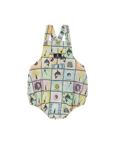 CHILL COVE WOVEN ROMPER