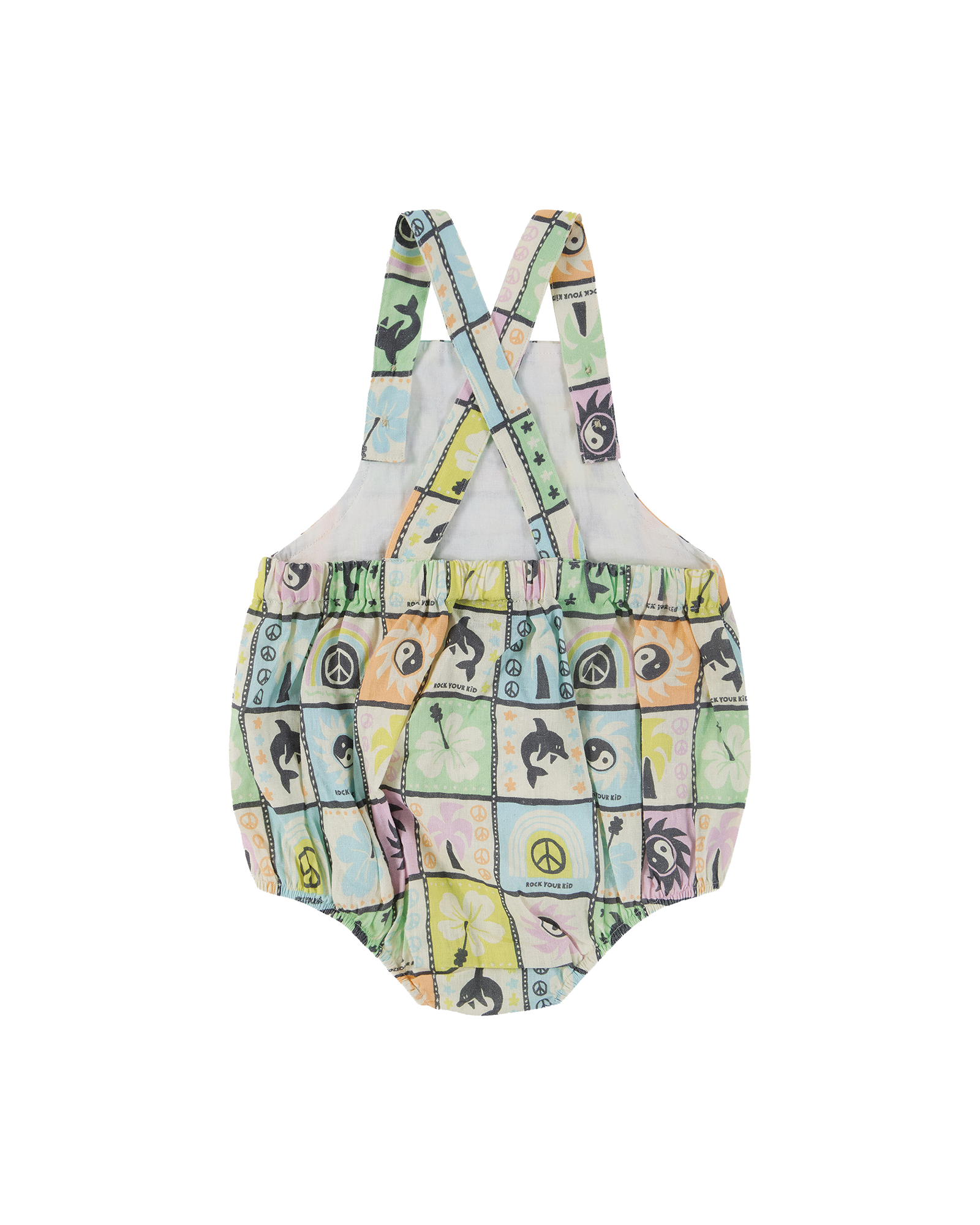 CHILL COVE WOVEN ROMPER