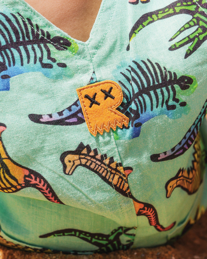 DINO POP BABY OVERALL