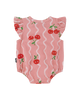 CHERRY SQUIGGLE BUBBLE BODYSUIT