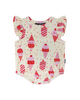 CHERRY ICE CREAM BUBBLE BODYSUIT