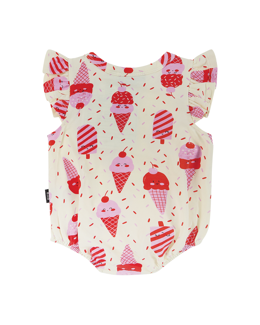 CHERRY ICE CREAM BUBBLE BODYSUIT
