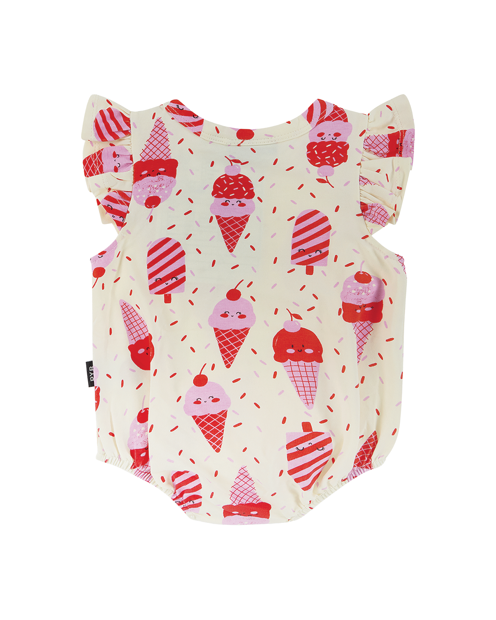 CHERRY ICE CREAM BUBBLE BODYSUIT