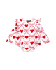 WILD AT HEART LONG SLEEVE FRILL BUBBLE BODYSUIT