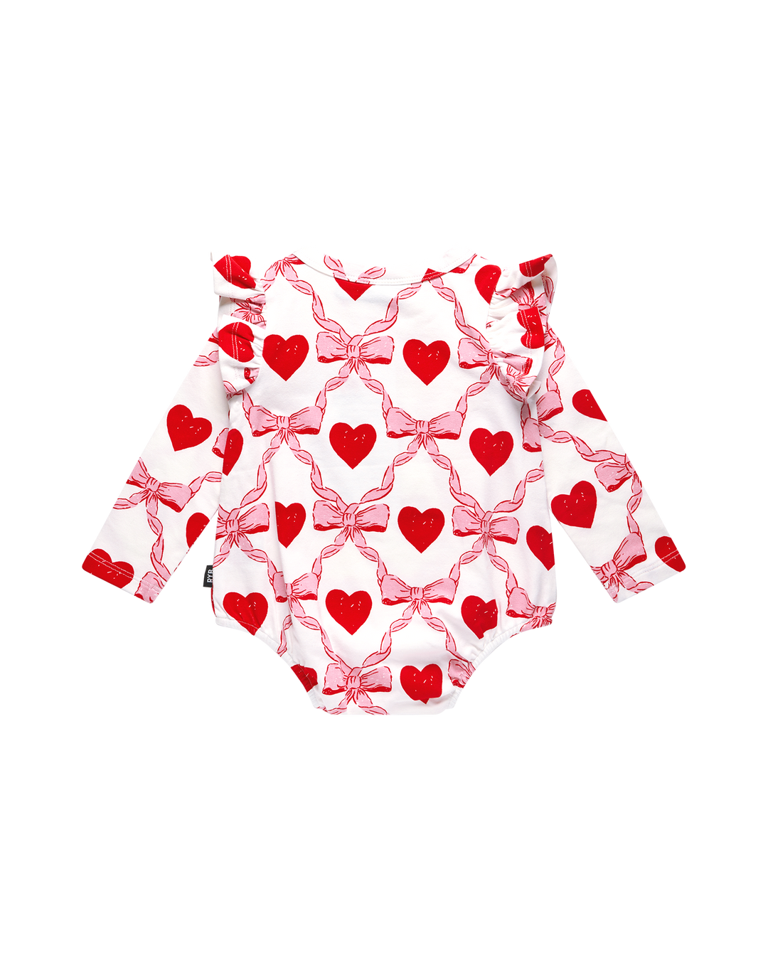 WILD AT HEART LONG SLEEVE FRILL BUBBLE BODYSUIT