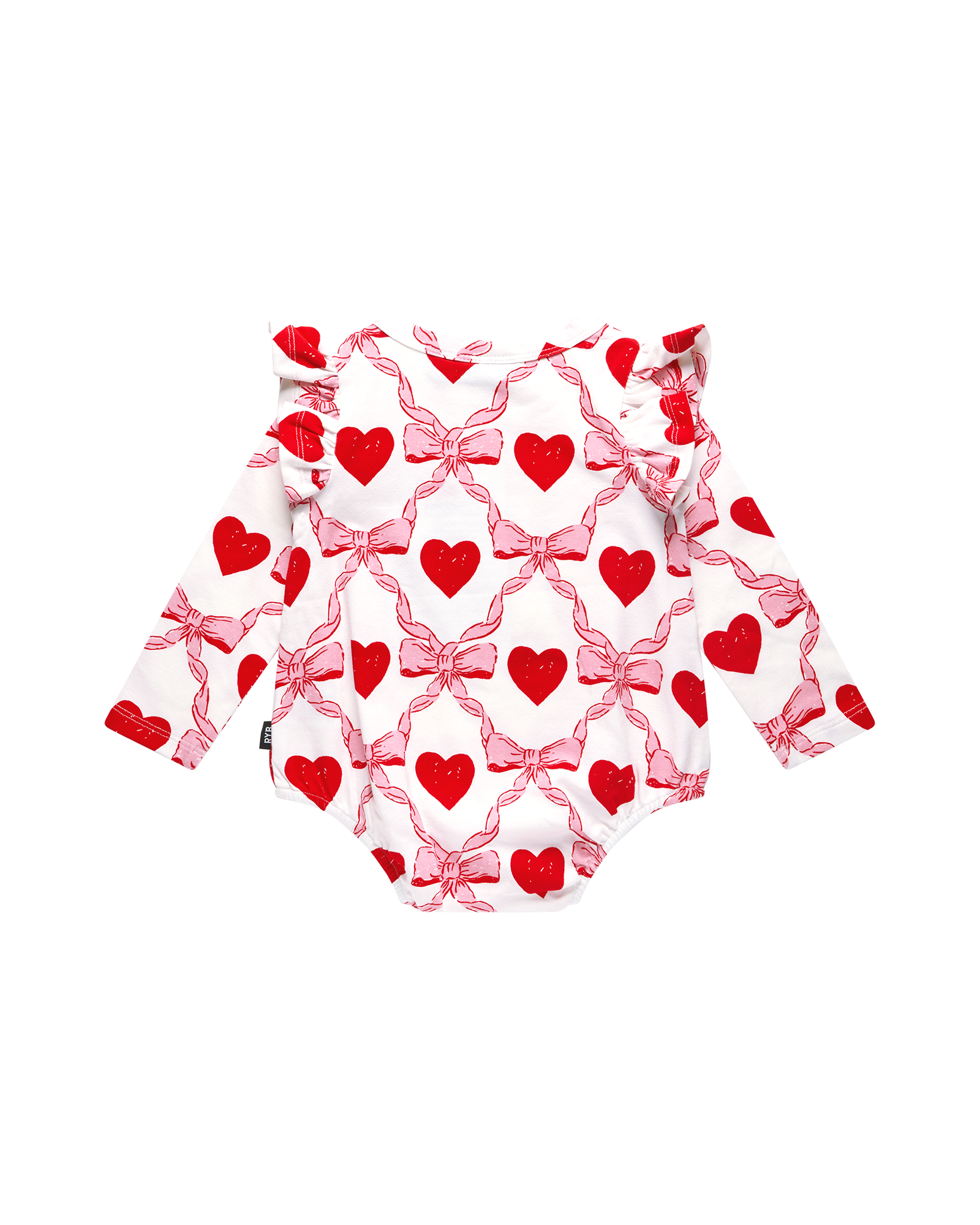 WILD AT HEART LONG SLEEVE FRILL BUBBLE BODYSUIT