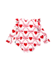 WILD AT HEART LONG SLEEVE FRILL BUBBLE BODYSUIT
