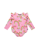 LET THE GOOD TIME ROLL LONG SLEEVE FRILL BUBBLE BODYSUIT