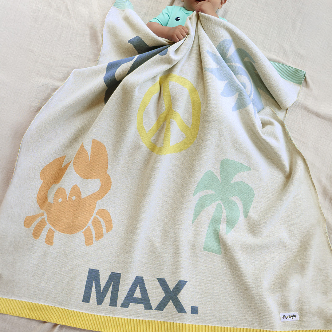 Good Life Name Blanket | Rock Your Baby