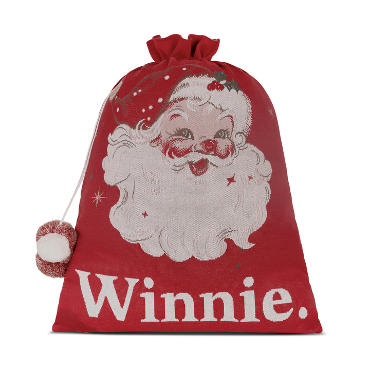Classic Christmas Santa Sack - Vintage Santa Red