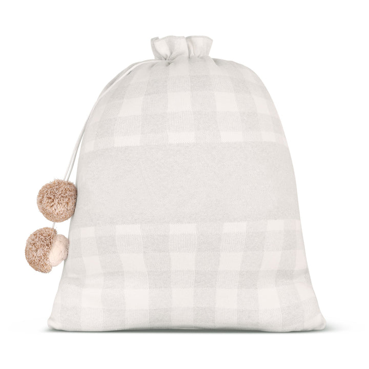 Classic Christmas Santa Sack - Snow Marle Gingham
