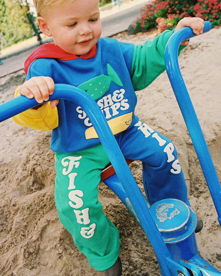 Fish &amp; Chips Baggy Trackies